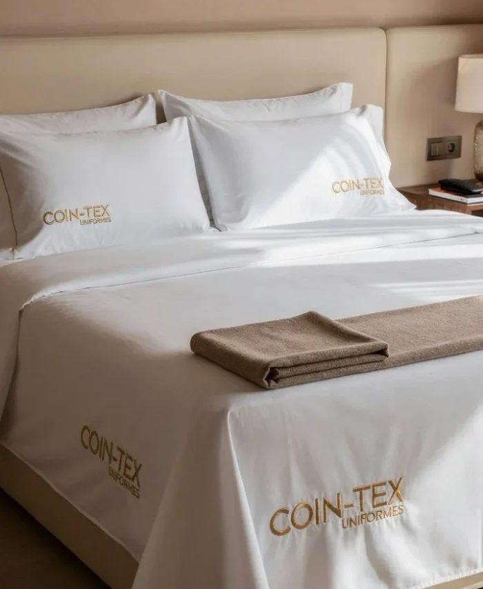 Parure de Lit & Linge Hôtelier Personnalisé — COIN-TEX